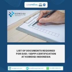 List of Documents Required for DJID / SDPPI Certification