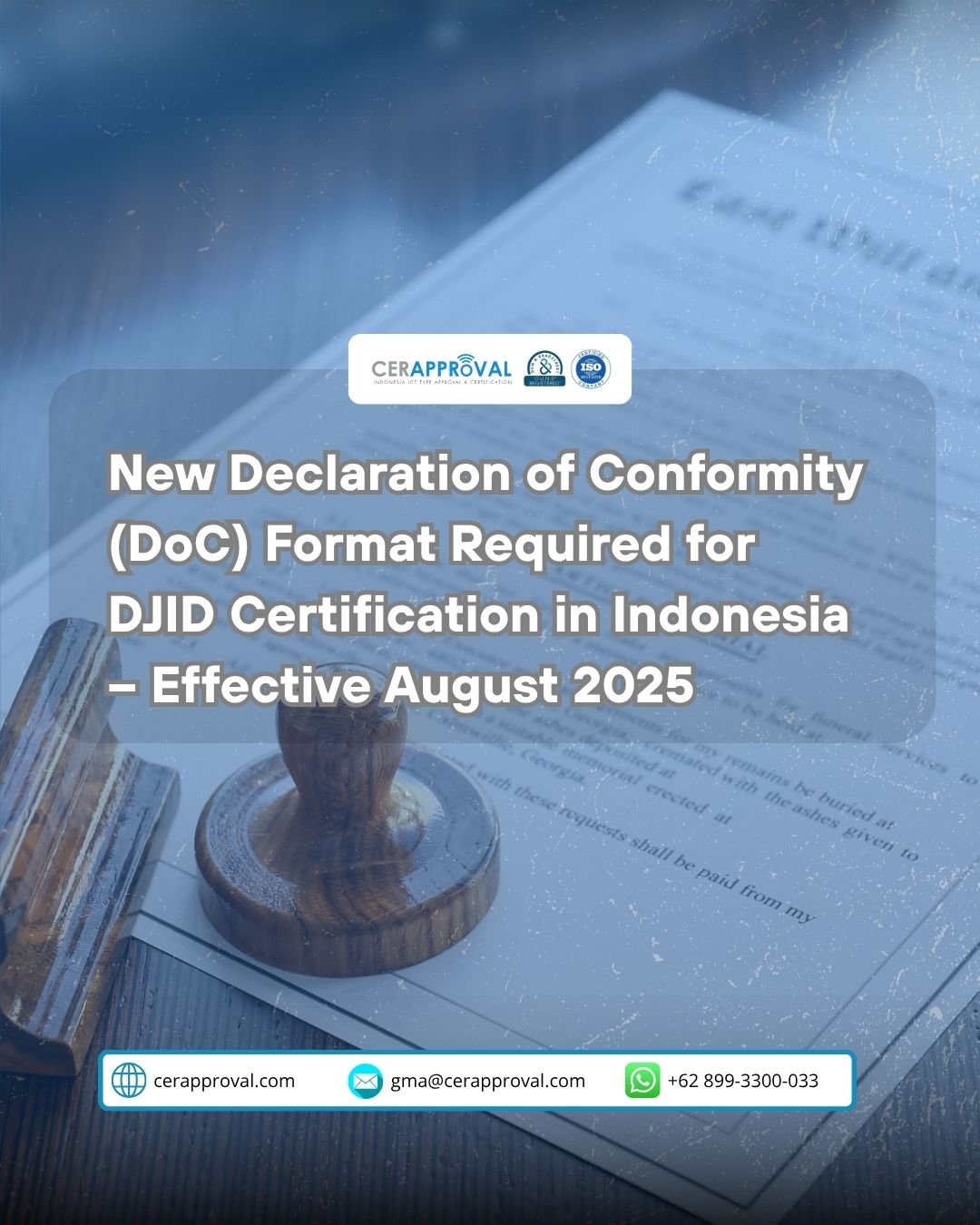 New Declaration of Conformity (DoC) Format Required for DJID Certification in Indonesia
