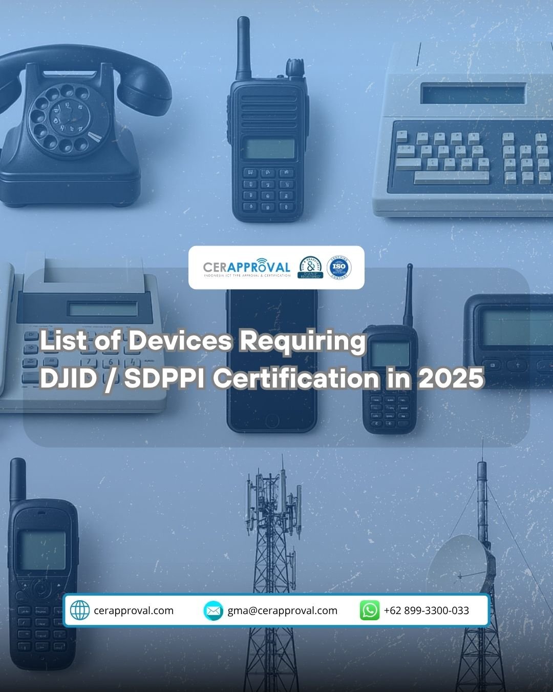 List of Devices Requiring DJID/SDPPI Certification in 2025