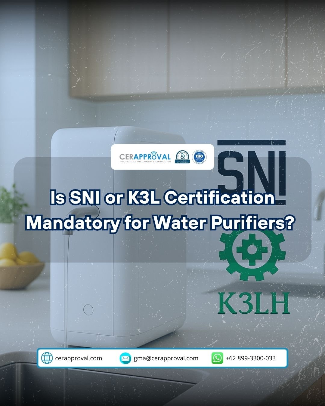 Certification for Water Purifiers in Indonesia