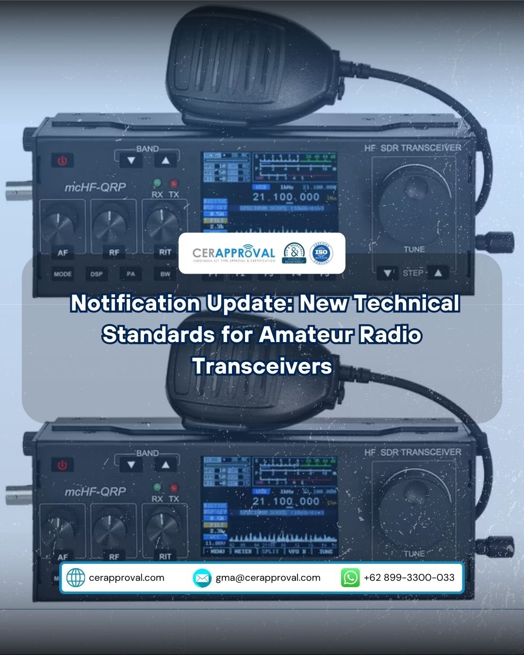 New Technical Standards for Amateur Radio Transceivers