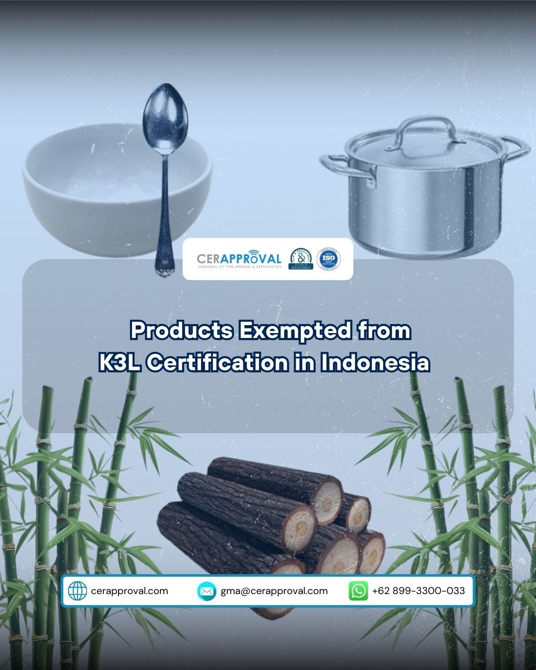 Products Exempted from K3L Certification in Indonesia