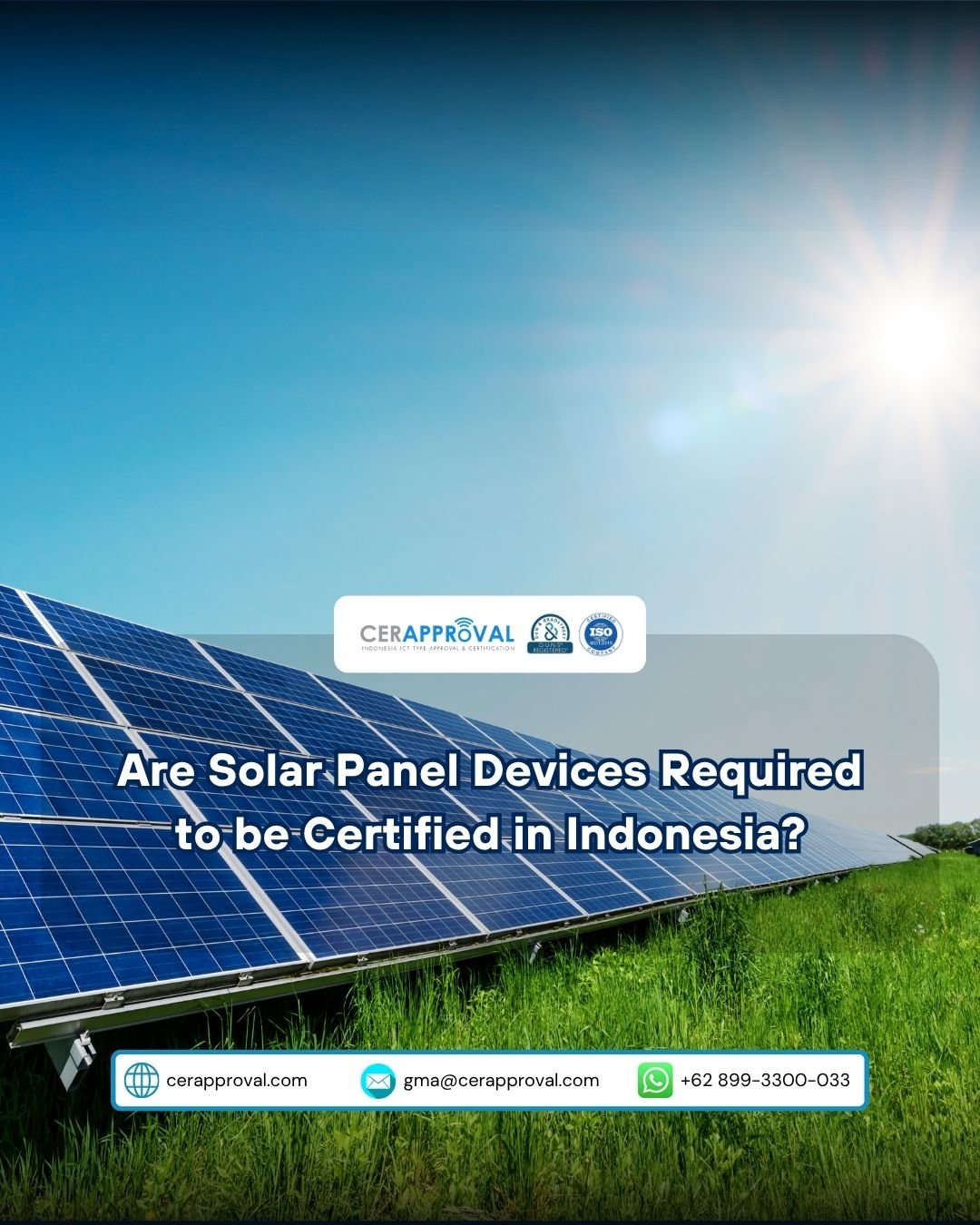 Are Solar Panel Devices Required to be Certified in Indonesia?