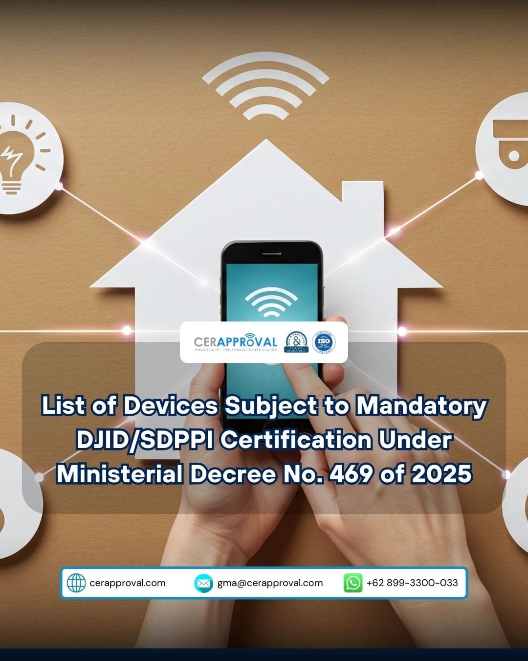 List of Devices Subject to Mandatory DJID/SDPPI Certification Under Ministerial Decree No. 469 of 2025
