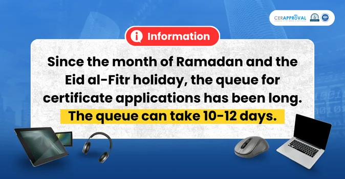 Information about certificate application queue